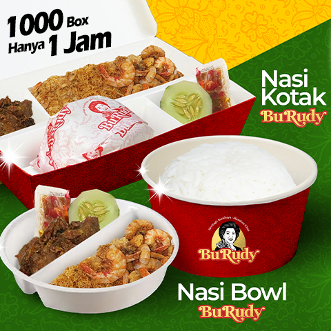 ROMBONG X KOTAK BANNER JUST FOOD