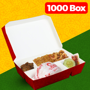 1000 Nasi Kotak Nasi Udang Empal